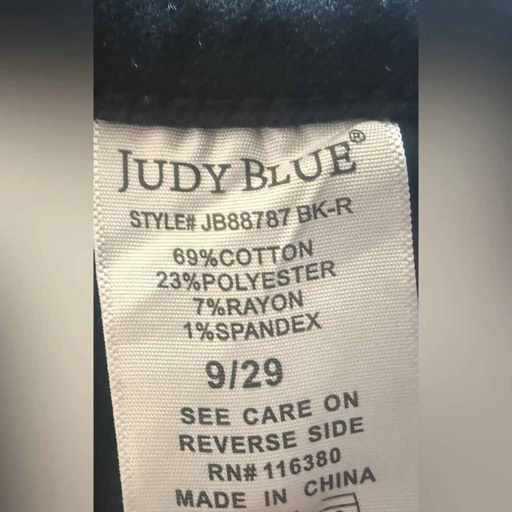 Judy Blue Faded Black Bootcut Jeans Size 9/29 - Picture 3 of 4